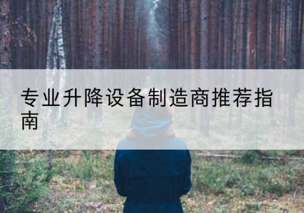 嘉定区电动剪叉升降平台厂家-专业升降设备制造商推荐指南